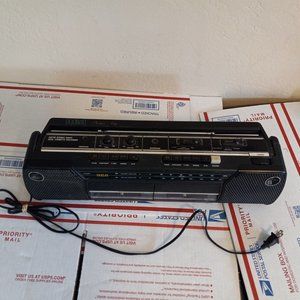 RCA Premier Series AM-FM Stereo Radio Dual Cassette Recorder model RP-7761